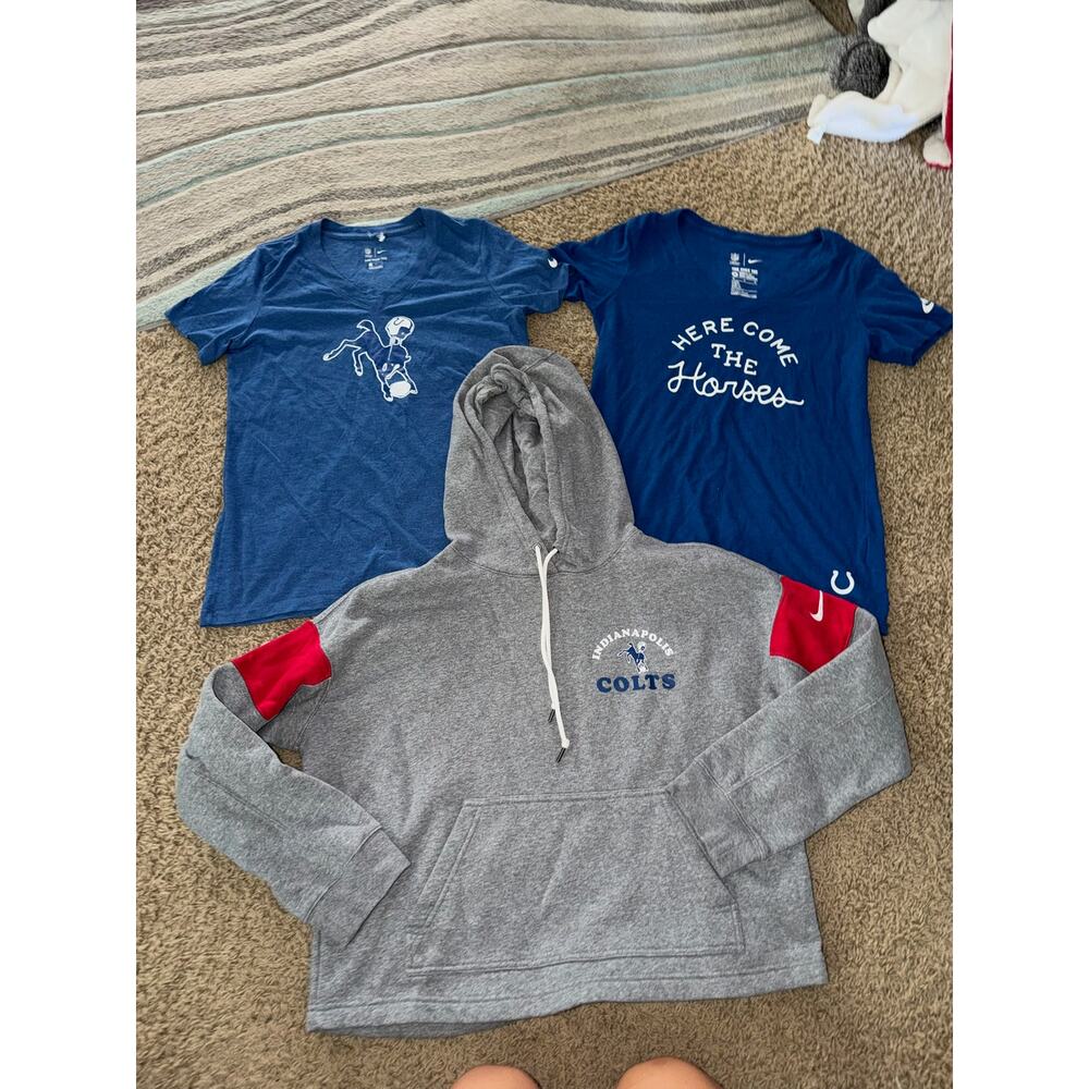 3 lot of Indianapolis colts shirts tops! Size Medium women